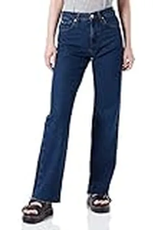 7 for all Mankind Dames Tess Broek met Raw Cut Jeans, , 28W / 28L
