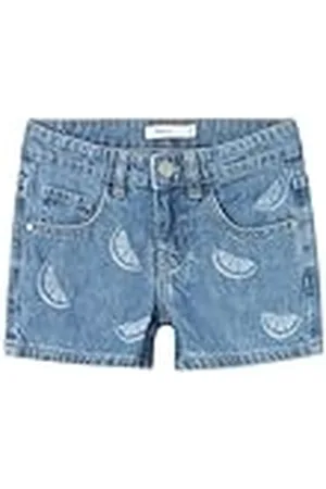 NAME IT Nkfrose Reg DNM Shorts 9712-Be J, , 128 cm