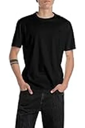 Replay Basic T-shirt voor heren, ronde hals, korte mouwen, , XXL