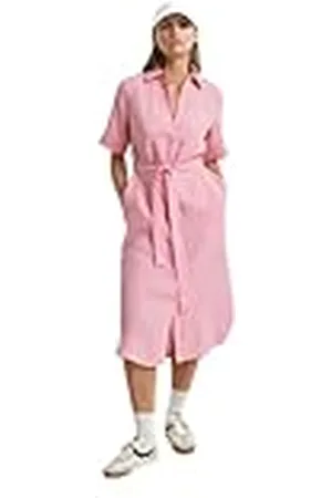 GANT REG LINEN SS SHIRT DRESS, , 36