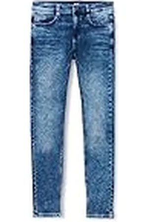 QS by s.Oliver Jongens Slim: Stretch jeans met wassing, , 116 cm (Slank)