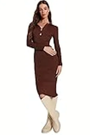 Trendyol FeMan Bodycon Slim fit gebreide jurk, , M, , M