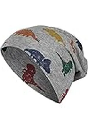 Sterntaler Beanie Dinos muts voor jongens, , 51 cm