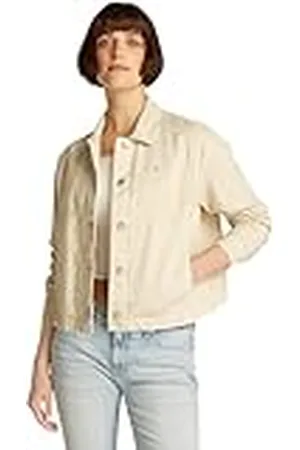Tommy Hilfiger Dames TJW ESSENTIAL KATOEN GMD JAS Overige jassen, Beige, L, , L