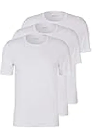 HUGO BOSS Rn 3p Classic T-shirt voor heren, wit, maat 100, M