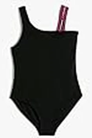 Koton Meisjes Swimsuit One Shoulder Strappy Detail Swim Wear, , 5-6 Jaar