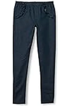 Minymo Sweat-denim leggings voor meisjes.