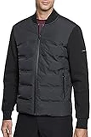 Hackett Heren Hs Quilt Bomber Fz Sweatshirt met capuchon, , 3XL