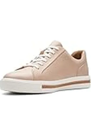 Clarks Un Maui Lace dames Sneaker Lage sneakers, Beige (Nude Leather) , 36 EU