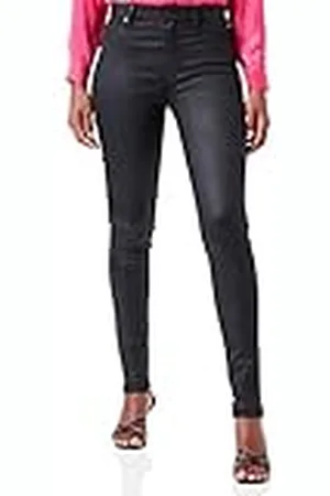 7 for all Mankind Dames HW Skinny Coated Slim Illusion Broek, , Regular