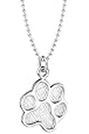 Elli Halsketting dames poot hanger symbool hond in 925 sterling zilver, Geen edelsteen