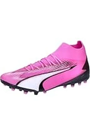 PUMA Ultra Pro Mg voetbalschoen voor heren, Poison Pink Wit Zwart, 44 EU