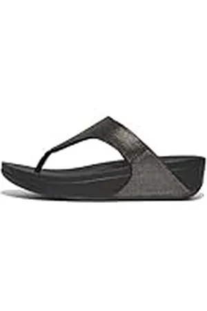 FitFlop Lulu Glitz-Canvas Teenslippers voor dames, , 43 EU