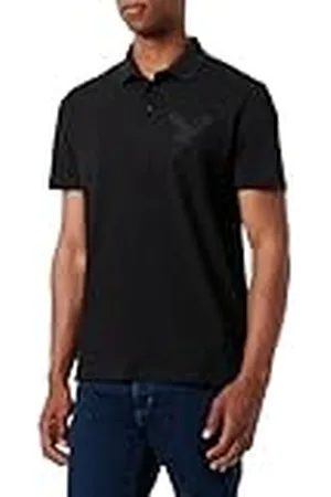 Armani Exchange Heren Ax Eagle Logo Regular Fit Piquet Polo Shirt, , XXL