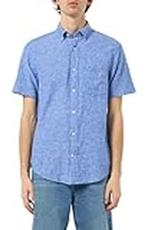 GANT REG COTTON LINEN SS SHIRT, , XXL