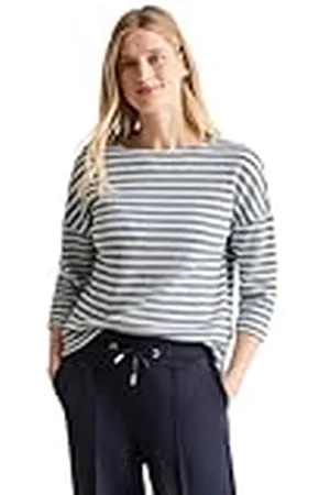 CECIL Shirt met gebreide look, , M