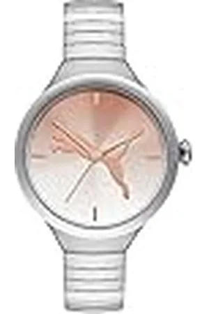 PUMA Contour Horloge voor dames, Quartz uurwerk met Polyurethaan, Siliconen, Lederen of Roestvrij stalen band, , 28MM