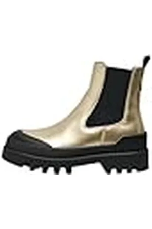 ONLY Dames Onlbuzz-2 Pu Boot Noos laarzen, Gold Colour, 38 EU, , 38 EU