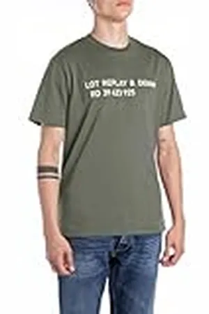 Replay Heren Regular Fit T-shirt van katoen, , XS