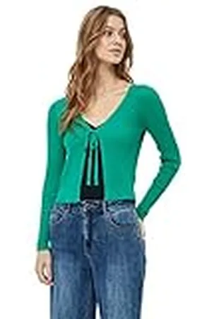 DESIRES Aneli Bolero Vest | Groene Vesten Voor Vrouwen UK | Lente Dames Vest | Maat XXL