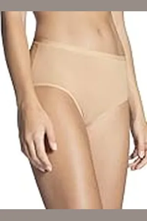 Calida Natural Comfort slip voor dames, hoge taille, natuurlijke glans en gladde grip, , 40-42
