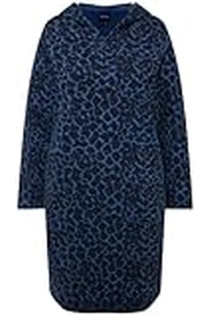 Ulla Popken Dames, grote maten, sweatjurk in luipaardprint, , 58/60 NL