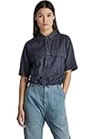 G-Star RAW Dames Cropped Field Shirt Blouse, , XL