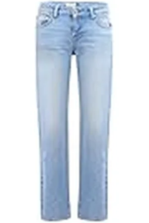 LTB Jeans Dames Fallon 300 - Straight Mid Rise Basic-5-Pocket Light Wash katoenmix - Maat W32L30, , 32W / 30L