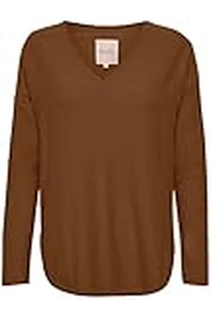 Part Two IliviasaPW V-hals pullover, Argan Oil, X-Small Women
