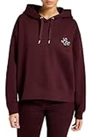 Lee Logo Hoodie Sweatshirt met capuchon voor dames, , XS