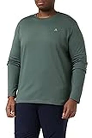 Marc O’ Polo Herenshirt met lange mouwen van premium kwaliteit, tijdloos T-shirt met klein logo, comfortabel longsleeve van biologisch katoen, nieuw, L