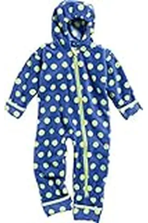 Playshoes Unisex baby sneeuwpak fleece overall stippen, , 62 cm