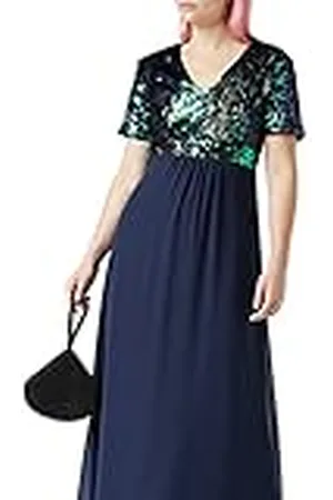 Yumi Mela Dames Pailletten Top Maxi Jurk Cocktail