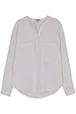 ECOALF Eastalf Dameshemd met lange mouwen, linnen, normale pasvorm, basic overhemd, , S