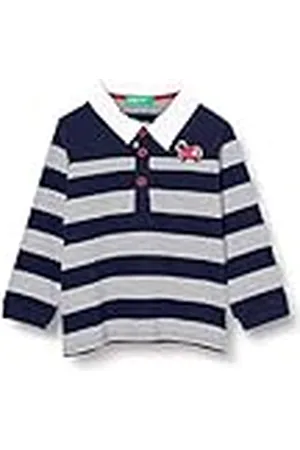 Benetton Poloshirt voor kinderen. - grijs - 68