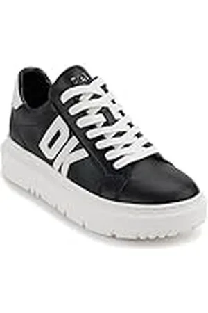 DKNY Dames Marian Lace Up Leather Sneakers, , 39 EU