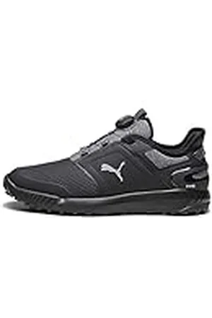 PUMA Ignite Elevate Disc golfschoen voor heren, zwart stille schaduw, 39 EU