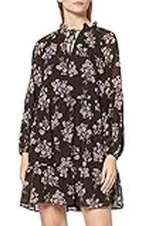 NA-KD Dames Tie Neck Mini Jurk Casual Jurk, , 36