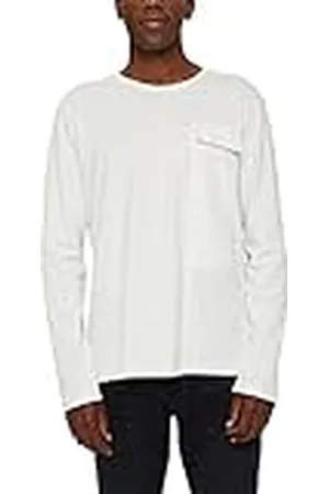 ESPRIT Jersey-longsleeve van organisch katoen, , L