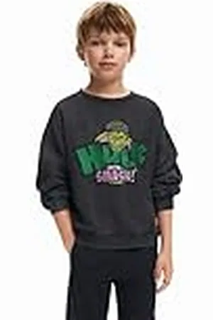 Desigual Jongens Boy Knit Sweat Sweatshirt met lange mouwen, , 14 Jaar