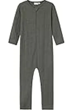 NAME IT Nmmwang wollen Nightsuit Solid Noos pyjama voor jongens, , 110 cm