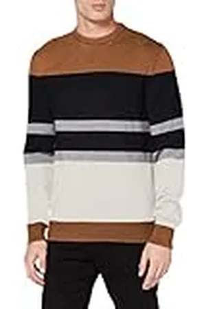 7 for all Mankind Heren Crew Neck Knit Shirt, meerkleurig, L