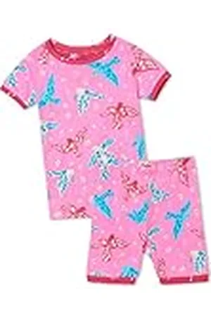 Hatley Pyjama voor meisjes van biologisch katoen met korte mouwen, , 4 Jaren