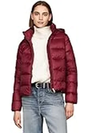 Tommy Hilfiger Dames LW DOWN CASUAL JAS WW0WW43581 Puffer Jacket, Deep Rouge, S, , S