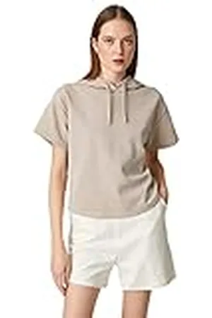 Koton Sweatshirt met capuchon voor dames met korte mouwen, , M