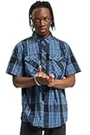 Brandit ROADSTAR Shirt korte mouwen vrije tijd overhemd geruit heren houten case geruit, , 3XL