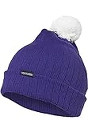 Urban classics Unisex oorbeschermers wintermuts Contrast Bobble Beanie, , Eén maat