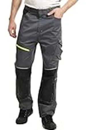 Lee Workwear LCPNT246 Heren Hi Vis Reflecterende Detail Multi Pocket Stretch Holster Pocket Cargo Werk Broek, , 38W (31" Reg Been), , 38W / 31L