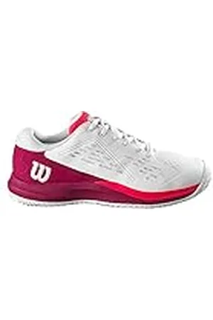Wilson Rush Pro Ace Jr Sneakers voor kinderen, uniseks, meerkleurig (White Beet Red Diva Pink), 35 1/3 EU