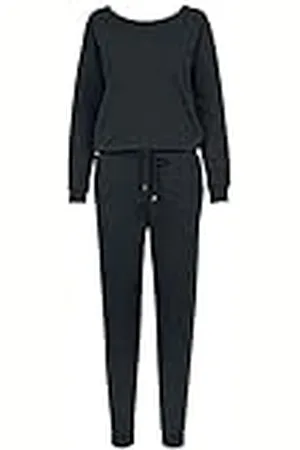 Urban classics Terry jumpsuit met lange mouwen voor dames, , XL